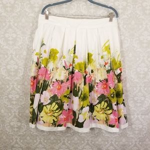 Trina Turk Multicolored Floral Skirt